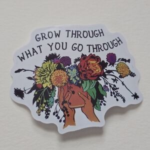 10/$10 Grow Through Floral Sticker